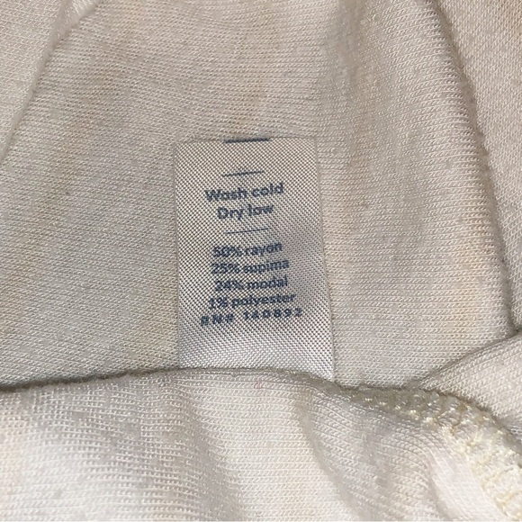 Marine Layer White and Yellow Striped Long Sleeve Top Size M - Picture 6 of 8